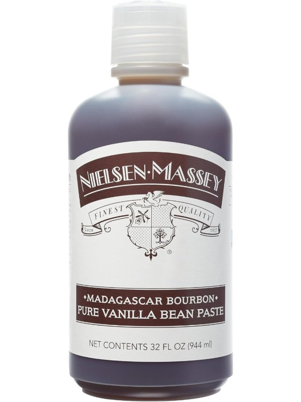 Pure Madagascar Bourbon Vanilla Bean Paste for Baking & Cooking - 32oz Bottle
